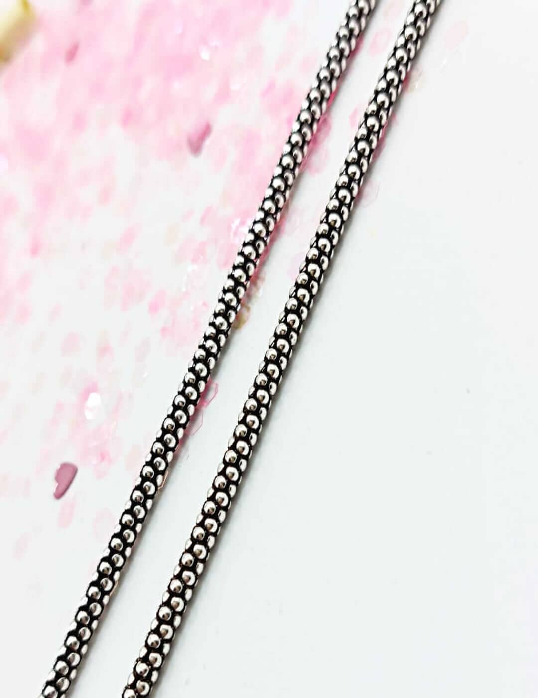 Antique As Always S925 Silver Anklet - Payal - Leg Chain