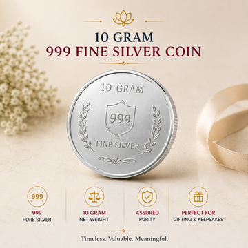 10g Custom Engraved Real Silver Coin (999 Pure) - Personalized Gift
