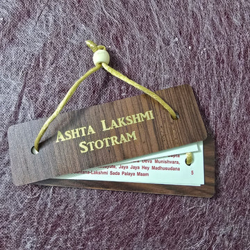Ashta Lakshmi – Set of 2 - Wooden Cover Prayer Book