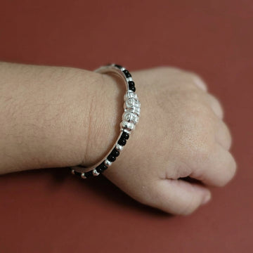 925 Silver Baby Bangle | Smooth Infant Kada 0–6 Months-0-6-1