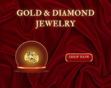 Gold And Diamond Mobile Banner With Shop Now