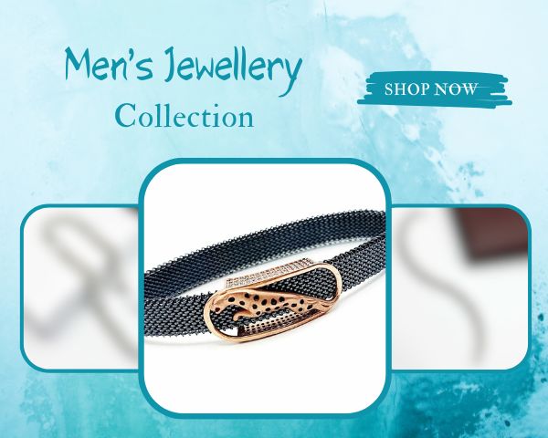 Mens Jewellery Mobile Banner With Shop Now