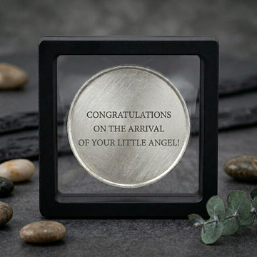 Custom Engraved Real Silver Coin (999 Pure) - Personalized Return Gift -200000