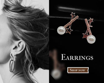 Womens Earrings Mobile Banner With Shop Now