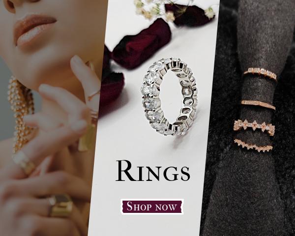 Womens Rings Mobile Banner With Shop Now