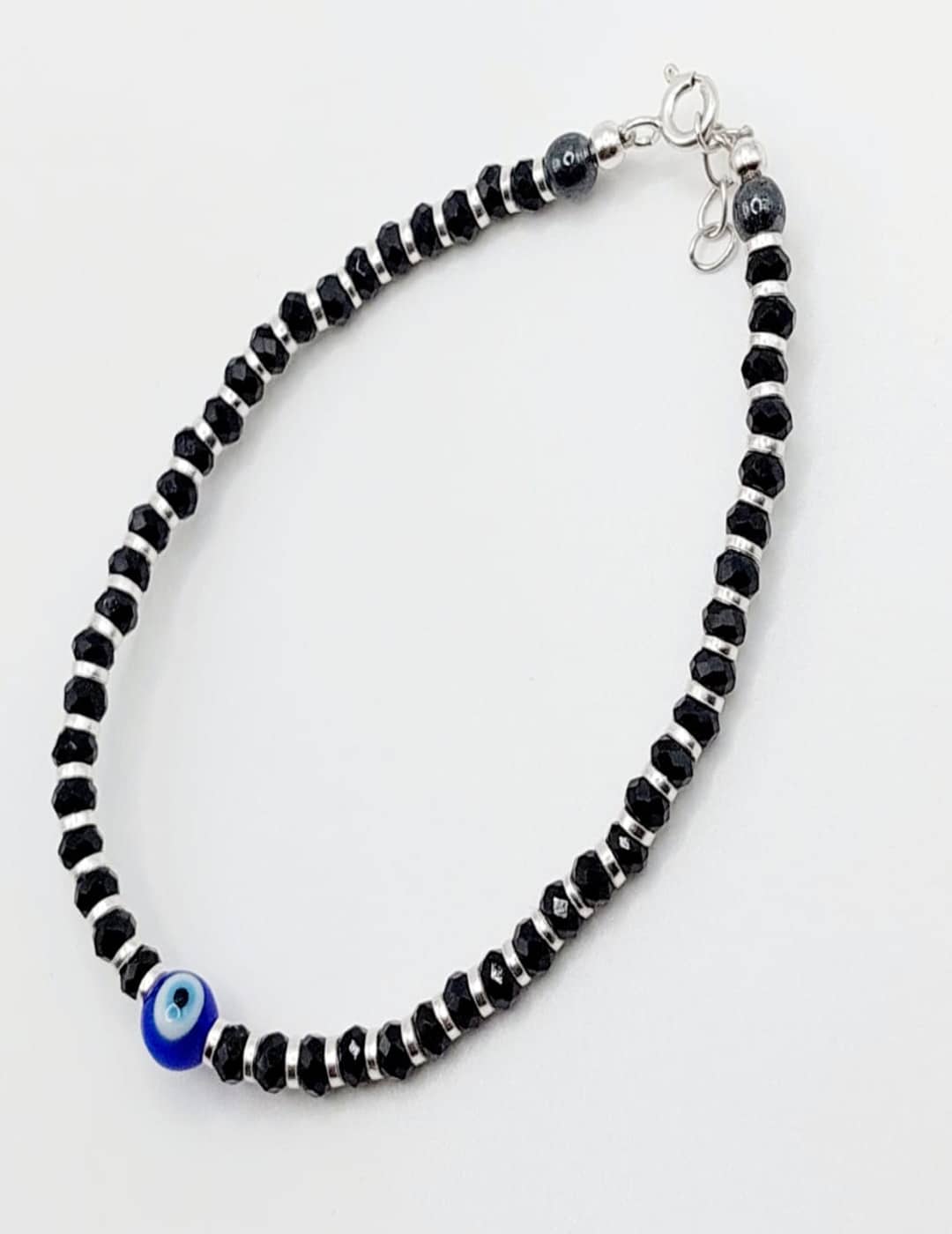 Classic Black Bead With Evil Eye