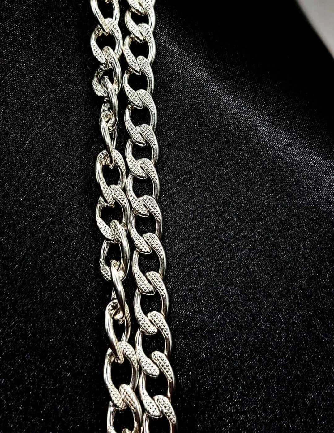 Cuban Link Close Links - Loose Rounds S925 Silver Men Chain