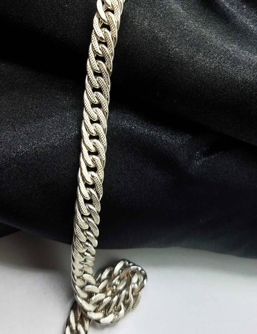 Cuban Link Close Links S925 Silver Men Chain