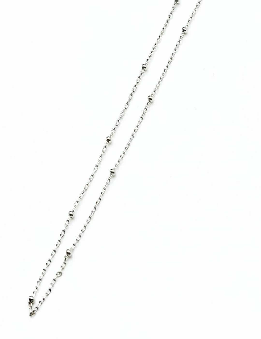 Dainty Bead Necklace S925 Silvernecklace