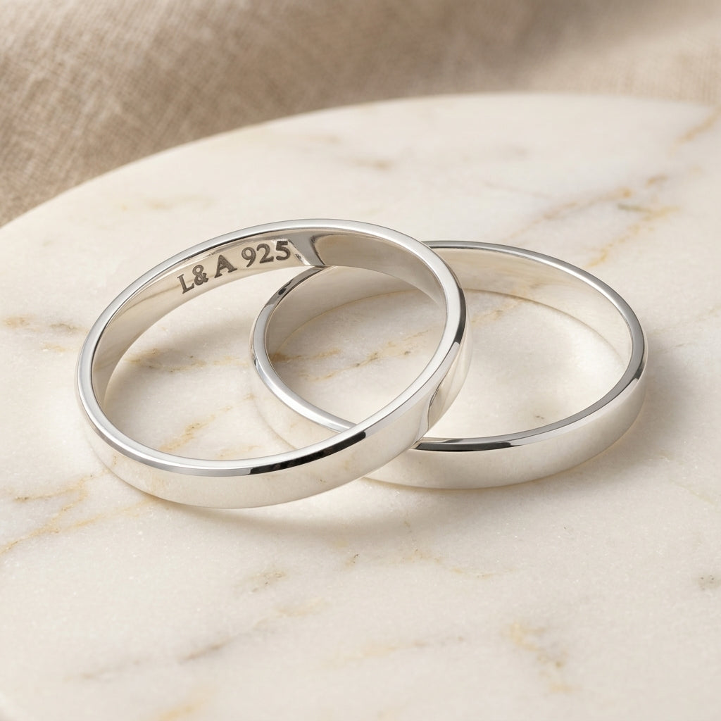 Sterling Silver Baby Kada Bracelet Pair - Timeless Gift-1042-24-5