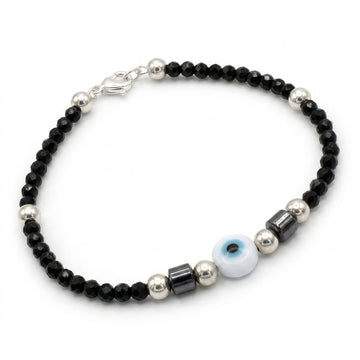 Newborn 925 Silver Evil Eye Baby Bracelet - Kids Kada-1003-0-0
