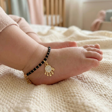 Sparkle & Shine Baby Anklets - Adjustable Pair-1055-4-0