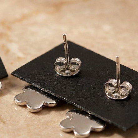 Charming Daisy Gold Plated Silver Earrings-1187-1-6