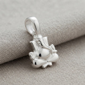 Silver Lord Ganesha Pendant - Auspicious & Elegant-1288-1-9