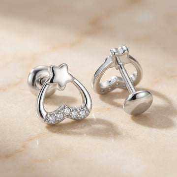 Chic Real Silver Daily Wear Earrings for Women & Girls-1183-1-2