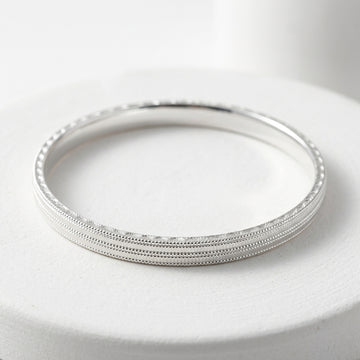 Elegant Silver Baby Kada Bracelet - Dainty & Safe Gift-1036-8-6