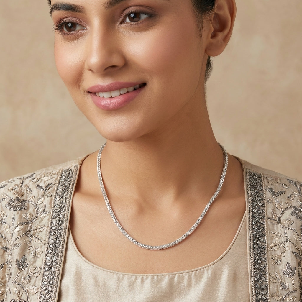925 Sterling Silver Delicate Chain for Women & Kids-995-4-7
