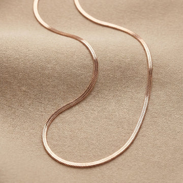 Sleek 925 Silver Snake Chain Necklace for Women & Kids-988-4-6