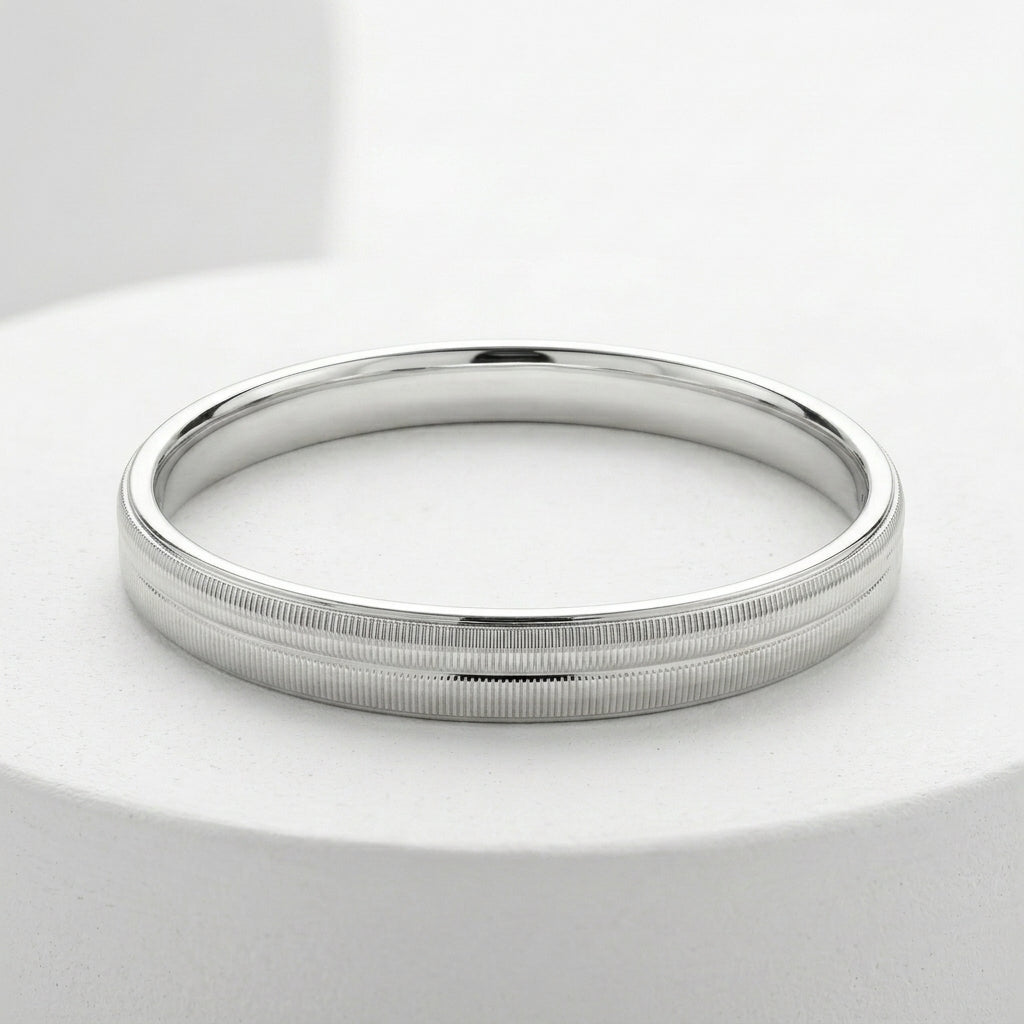925 Sterling Silver Baby Kada Bracelet - Delicate Design-1035-12-0
