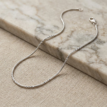 Elegant 925 Sterling Silver Women's Anklet pair-1238-7-2