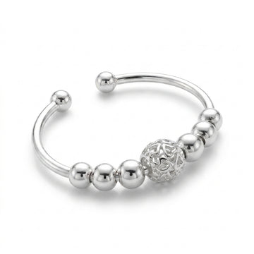 Baby & Kids 925 Silver Kada Bracelet Pair-1008-7-2