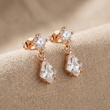 Elegant Daily Wear Silver Drop Earrings for Women & Girls-1178-1-0