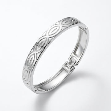 Adorable 925 Silver Kids Kada - Timeless Baby Bangle-1009-12-8