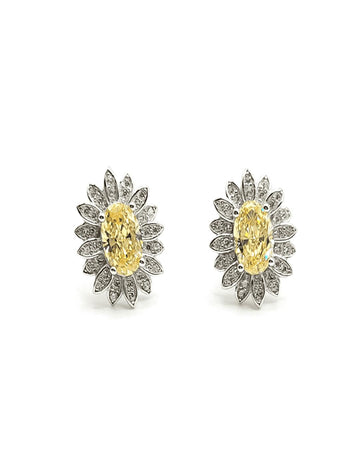 Everyday Bright And Yellow S925 Silver Earring