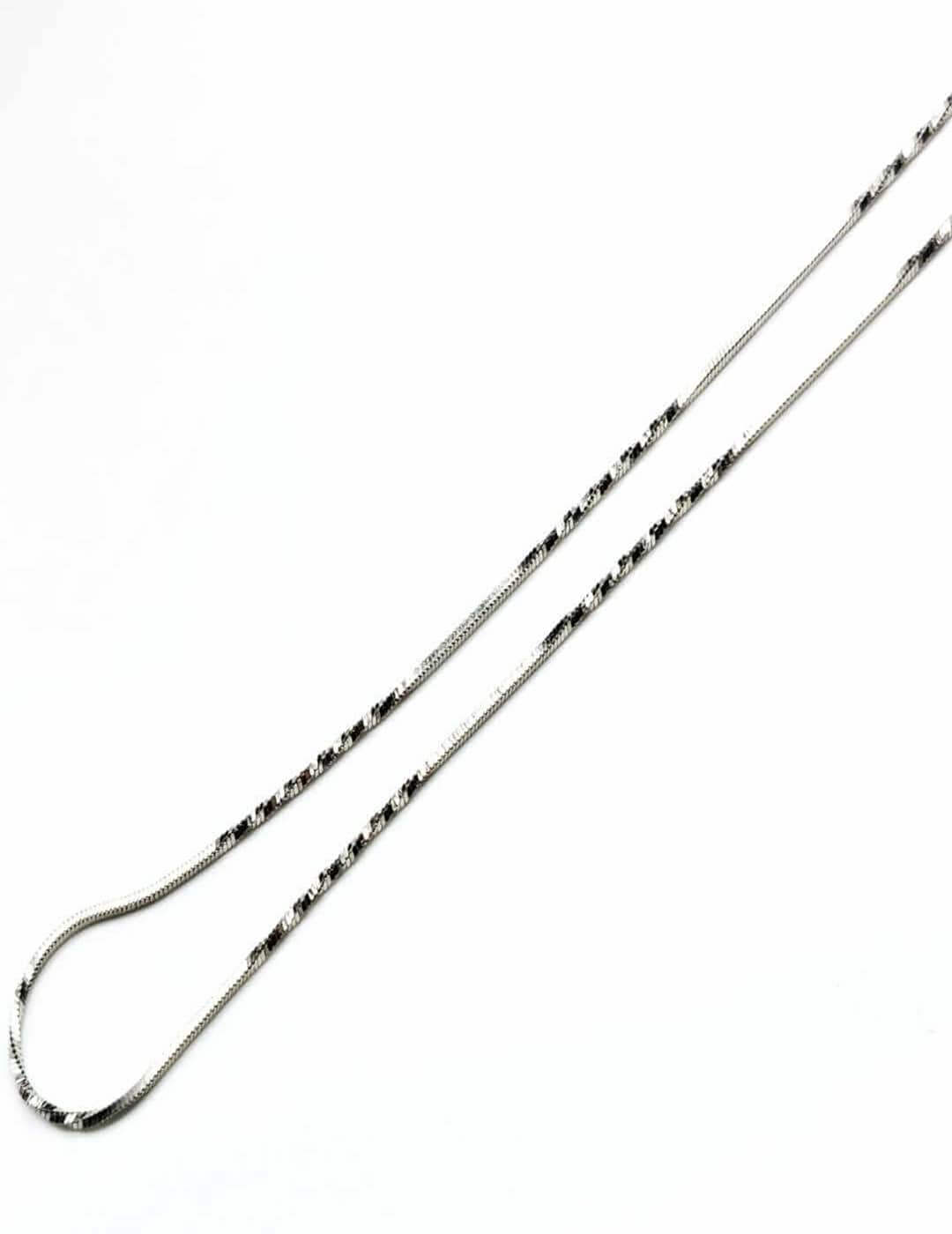 Long Uniform Twist S925 Silvernecklace