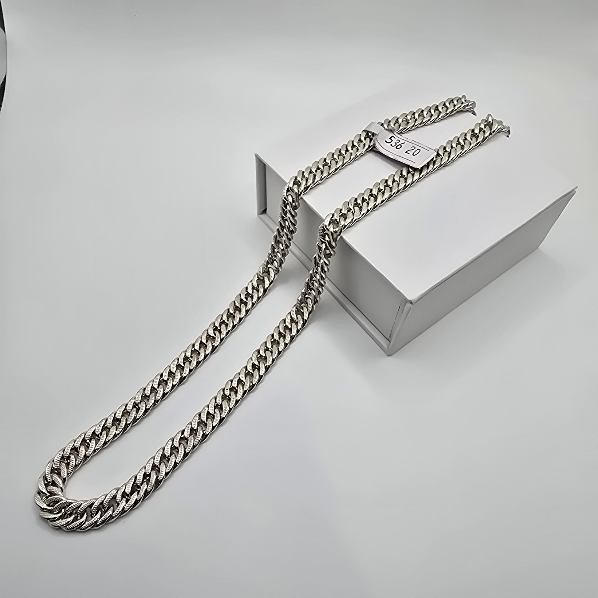 925 Sterling Silver Classic Cuban Link Chain – Heavy High-Polish Gourmet Necklace