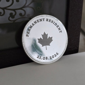 10g Custom Engraved Real Silver Coin (999 Pure) - Personalized Gift