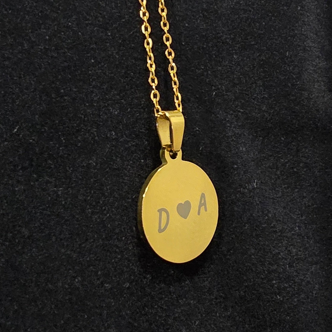 Personalized Fingerprint Round Pendant - Waterproof Premium Keepsake - PJ11