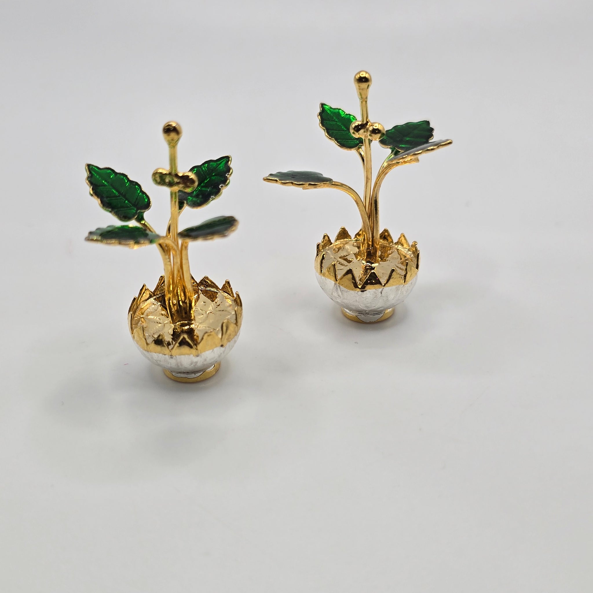 Small Silver Thulasi Plant for Puja 1 pc-41000