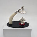 Handcrafted Single Tusk Ganesha Silver Idol – Perfect for Home & Pooja
