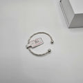 925 Sterling Silver Kids Twisted Rope Bangle - Adjustable Ball Ends Bracelet