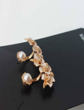 Rose Gold Flower Design Earring S925 Silver Earring