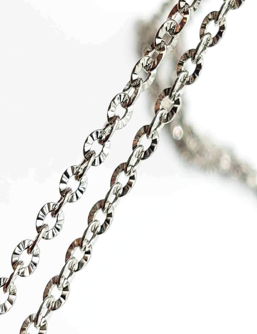 Unique Cross Link Chain S925 Silvernecklace