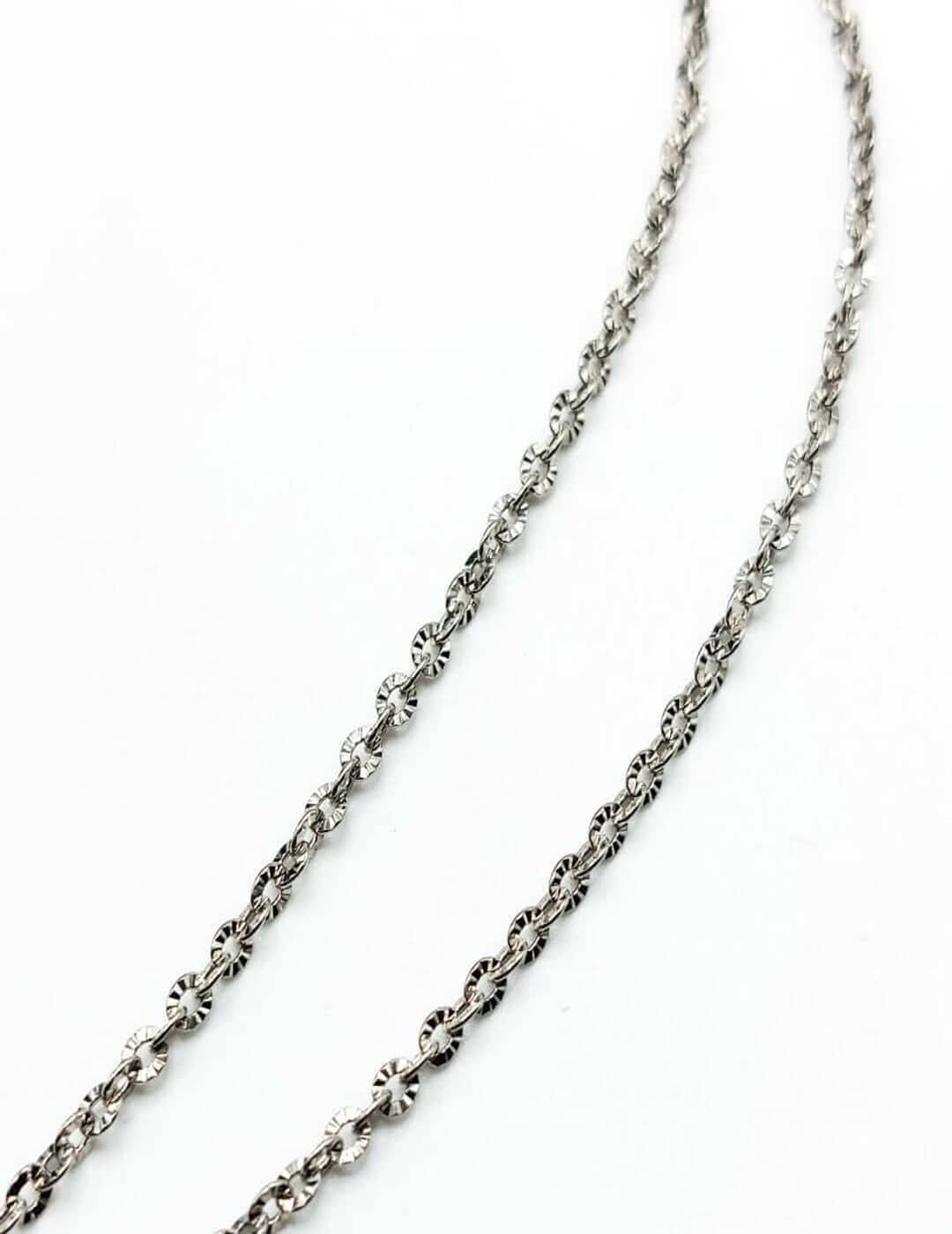 Unique Cross Link Chain S925 Silvernecklace