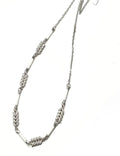 White Beauty 2 Petals S925 Silver Necklace