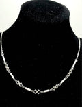 White Beauty Infinity S925 Silver Necklace