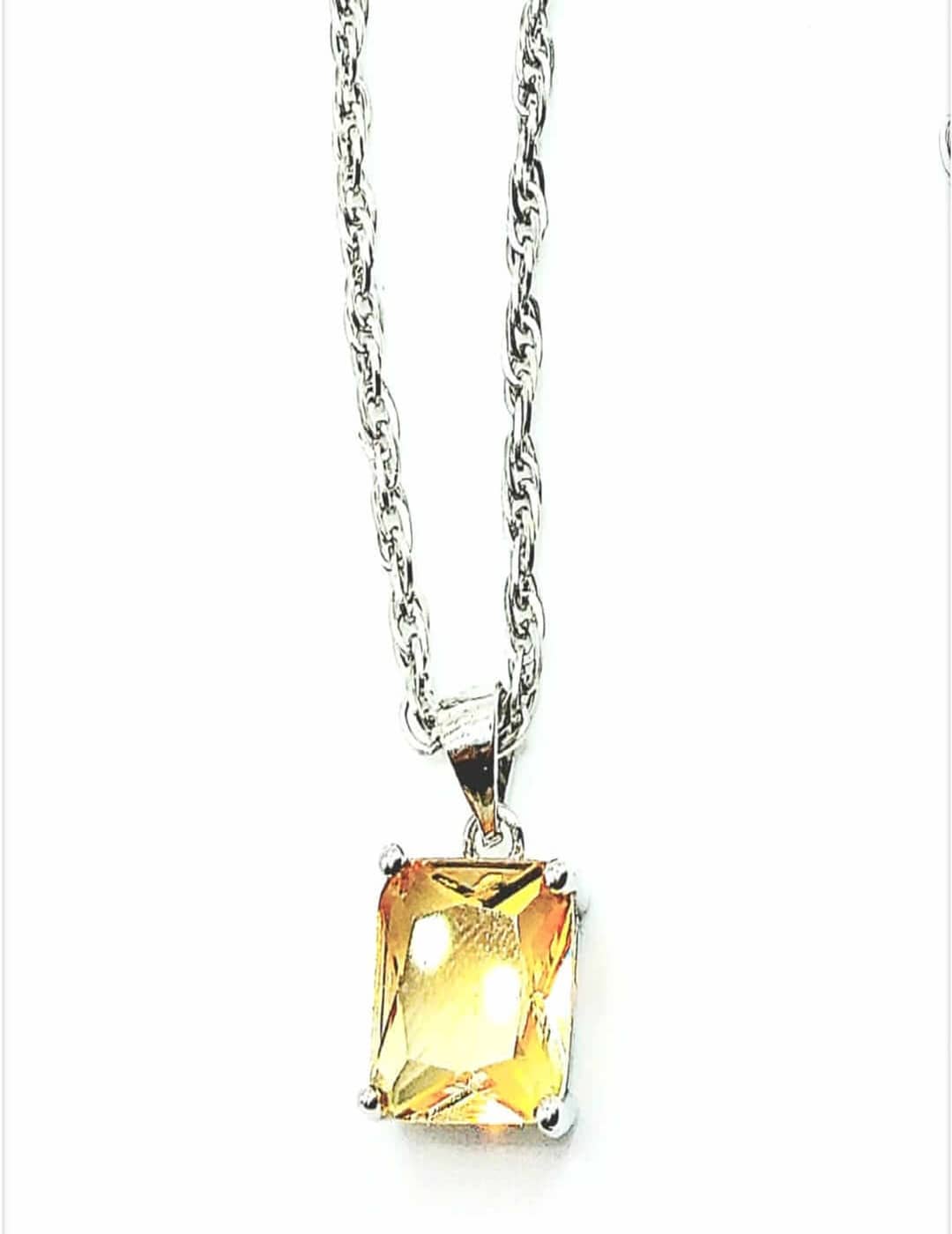 Yellow Stone S925 Silver